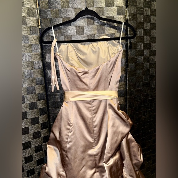 Impression Bridal Mocha Strapless Ball Gown – Size 10 - Picture 4 of 5